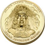 Pièce de monnaie en Or 50 Dollars g 31.1 (1 oz) Millésime 2025 Indian Chief RED CLOUD