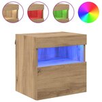 vidaXL Meubles TV muraux 2 Pièces Chêne artisanal 40 x 30 x 40 cm