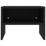 vidaXL Table de chevet Noir 40 x 30 x30 cm Aggloméré