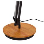 Lampe à LED à poser UNILUX Baya Bamboo noire