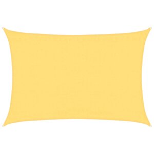 vidaXL Voile d'ombrage 160 g/m² Beige 3 5x4 5 m PEHD