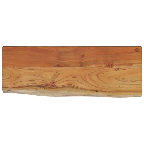 vidaXL Étagère murale rectangulaire massif acacia bordure assortie