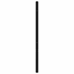 vidaXL Tête de lit métal noir 100 cm