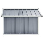 vidaXL Abri pour robot de jardin 92x97x63 cm Acier galvanisé Gris