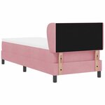 vidaXL Lit à ressorts avec matelas gris foncé 80x200 cm en velours
