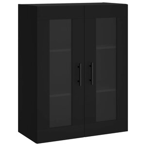 vidaXL Armoire murale noir 69 5x34x90 cm