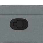 vidaXL Fauteuil inclinable en tissu gris clair