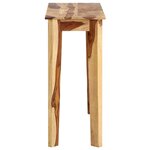 vidaXL Table console 110x35x76 cm Bois de Sesham solide