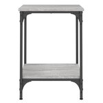 vidaXL Table basse sonoma gris 40x40x55 cm bois d'ingénierie