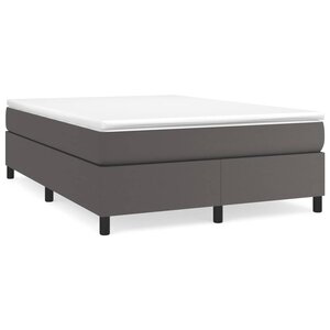 vidaXL Cadre de lit sans matelas gris 140x200 cm similicuir