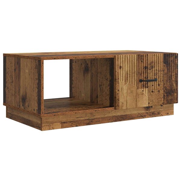 vidaXL Table basse Bois ancien 90 x 50 x 37 cm Bois d'ingénierie
