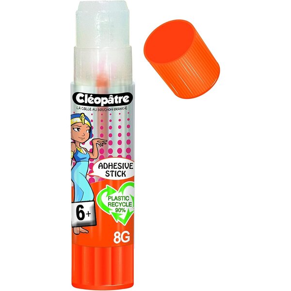 Bâton de colle TRANSPARENTE 'Cléostick' Adhésive en 8 gr CLÉOPÂTRE