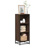 vidaXL Bibliothèque chêne marron 40x35x107 5 cm bois d'ingénierie