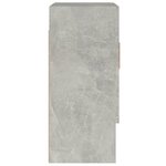 vidaXL Armoire murale Gris béton 60x31x70 cm Bois d'ingénierie