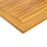 vidaXL Plateau de table Marron 100 x 50 x 2 cm Bois d'acacia massif