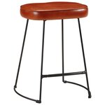 vidaXL Tabourets de bar lot de 2 marron foncé 40x29 5x53 cm