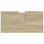vidaXL Armoire lavabo de salle de bain chêne sonoma bois d'ingénierie
