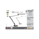 Lampes à Led Mambo noire en ABS et alu - Bras 2 x 32 cm UNILUX