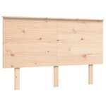 vidaXL Cadre de lit sans matelas 140x190 cm bois de pin massif