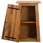 vidaXL Armoire latérale de salle de bain Pin massif 42x23x70 cm