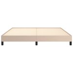 vidaXL Cadre de lit sans matelas cappuccino 180x200 cm similicuir