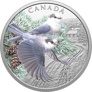 Monnaie CANADA JAYS Colourful Birds 1 Oz Argent 20$ Canada 2026