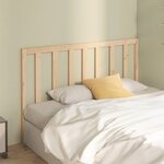 vidaXL Tête de lit 166x4x100 cm Bois massif de pin