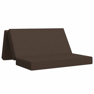 vidaXL Canapé-lit pliable 160 x 67 x 45 cm Taupe