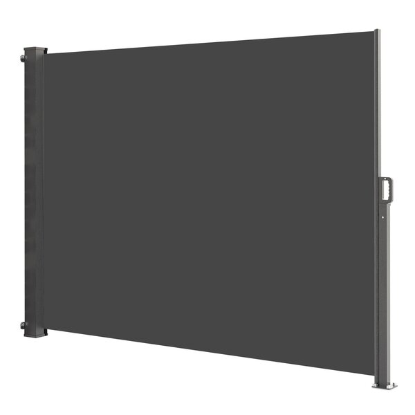 Paravent extérieur rétractable phoenix gris  400 x 160 cm