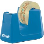 Dérouleur tesafilm® Easy Cut SMART + 4 rouleaux transparent 33m x 19mm Cyan TESA