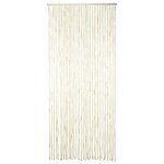 H&S Collection Rideau de porte 90x200 cm sorgho naturel