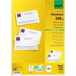 Etui 600 Cartes de Visite Imprimables et Prédécoupées 8 5 X 5 5 cm 200g Blanc SIGEL