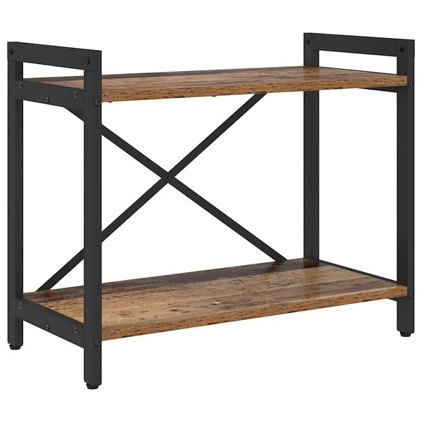 vidaXL Bibliothèque Bois ancien 60 x 30 x 48.5 cm Bois d'ingénierie