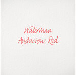 Waterman encre pour stylo plume  couleur rouge audace  flacon 50 ml