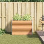vidaXL Jardinière surélevée 98 x 50 x 68 cm Acier galvanisé