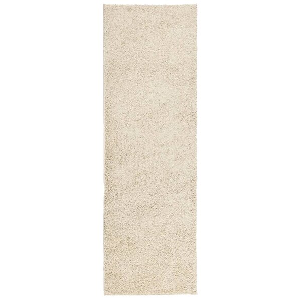 vidaXL Tapis shaggy PAMPLONA poils longs moderne doré 80x250 cm