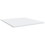 vidaXL Sommier à lattes de lit avec matelas Bleu 200x200 cm Tissu
