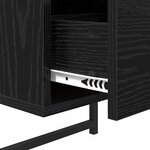 vidaXL Cabinet de chevet Chêne noir 35 x 30 x 51 cm Bois d'ingénierie