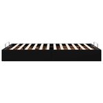 vidaXL Cadre de lit ottoman sans matelas noir 120x200 cm similicuir