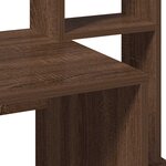 vidaXL Bureau et étagères chêne marron 100x45x140 cm bois d'ingénierie