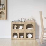 vidaXL Buffet Chêne Sonoma 80 5 x 35 x 59 cm Bois d'ingénierie