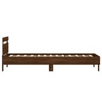 vidaXL Cadre de lit sans matelas avec lumières LED 90x190 cm