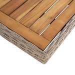 vidaXL Ensemble à manger d'extérieur avec coussins 9Pièces Résine tressée