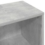 vidaXL Buffet Gris béton 102 x 32 x 73 5 cm