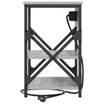 vidaXL Cabinet de chevet Gris Sonoma 41 x 31 x 51 cm Bois d'ingénierie