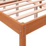 vidaXL Lit pour personne âgée sans matelas 120x190 cm bois pin massif