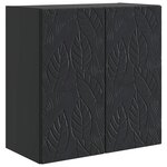 vidaXL Armoire Murale Noir 59 x 31 x 60 cm Bois d'ingénierie