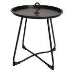 Bo-Camp Table d'appoint de camping Palmetto 45x44 cm Acier