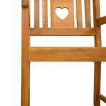 vidaXL Chaises de jardin 8 Pièces Naturel Bois d'Acacia Massif