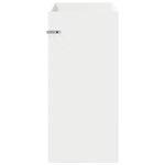 vidaXL Meuble sous lavabo de salle de bain Blanc 78 5 x 37 5 x 81 cm